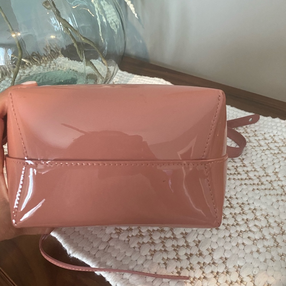 Mansur Gavriel Mini Patent Bucket Bag View 4